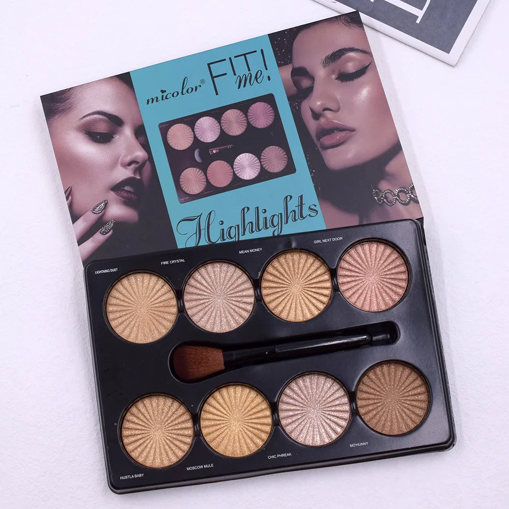 NEW 12 Color Matte Trimming Makeup Palette  Face Basic Makeup Foundation White Brown Female Cosmetic Lasting Nature Water Proof